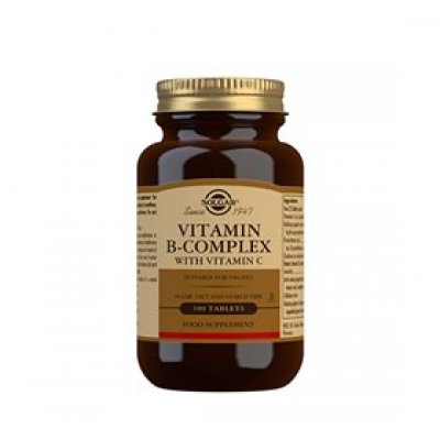 Solgar Vitamin B-Complex + C - 100 tab.
