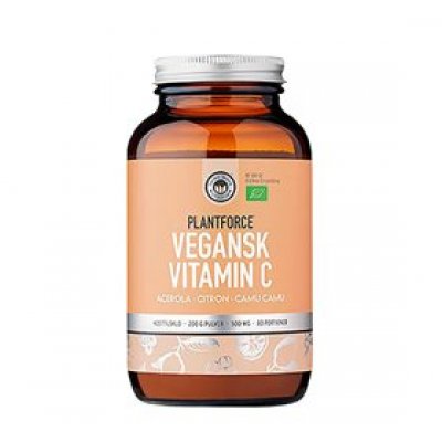 Plantforce Vitamin C Vegansk Ø • 200 g.
