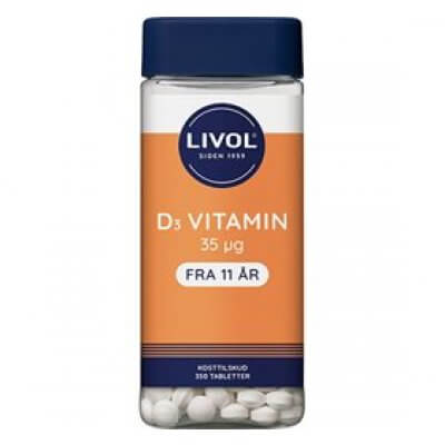 Livol Vitamin D 35 mcg 350 tab. 