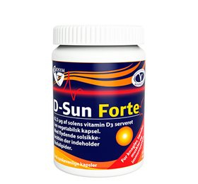Køb BioSym D-Sun Forte 62,5 mcg D-vit. 120 kaps. DATOVARE 03/2024 - Pris 89.00 kr.