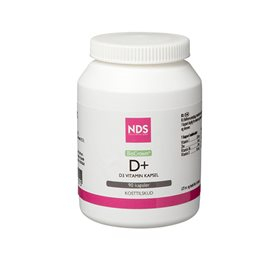 Se NDS D3+ D-Vitamin &bull; 90 kap. hos Helsegrossisten.dk