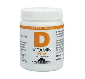Billede af Natur Drogeriet D-Vitamin 35 ug DATOVARE 18/2-24