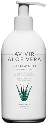 Se Avivir Aloe Vera Skin Wash &bull; 300 ml. hos Helsegrossisten.dk