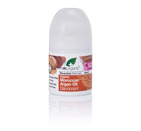 Se Dr. Organic Deodorant Argan - 50 ml. hos Helsegrossisten.dk