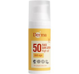 UDSALG Derma Face Sun Lotion SPF 50 køb billig