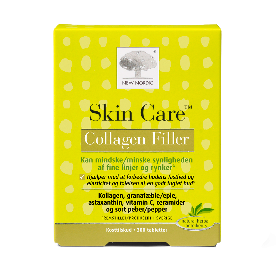 Billede af New Nordic Skin Care Collagen Filler 300 tabl. DATOVARE 06/2024