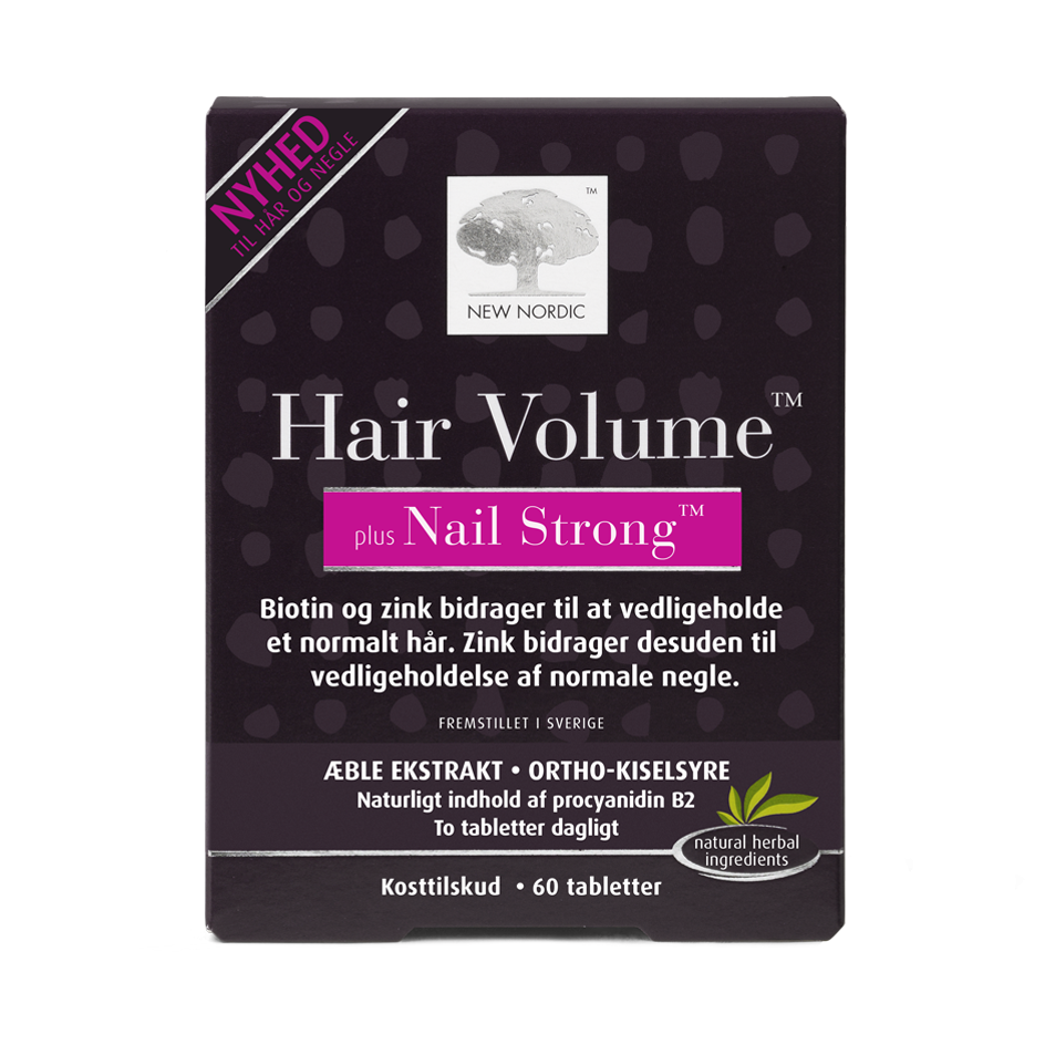 Billede af New Nordic Hair Volume&trade; plus Nail Strong hos Helsegrossisten.dk