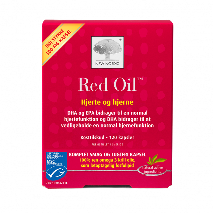 New Nordic Red Oil™ omega 3 - 120 kapsler