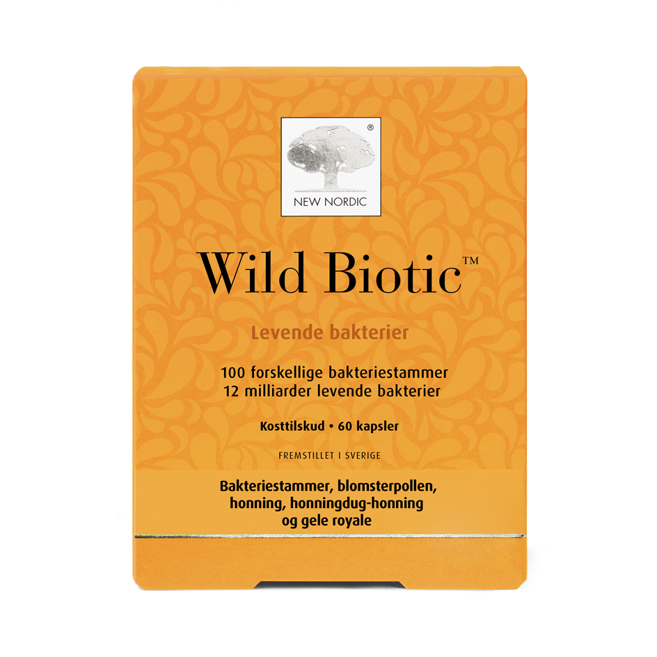 New Nordic Wild Biotic 60 kapsler