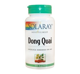 Se Solaray Dong Quai 550 mg (100 kapsler) hos Helsegrossisten.dk