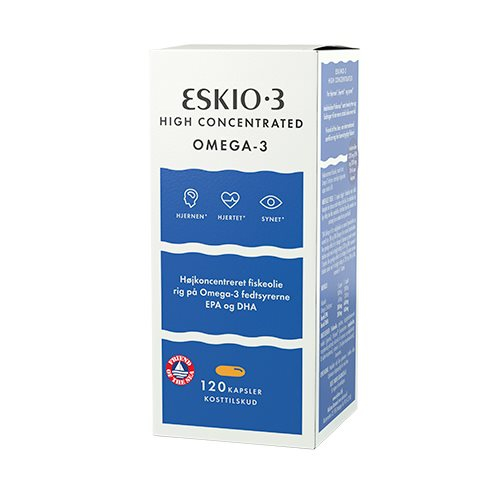 Midsona Eskio-3 High Concentrated omega-3 120 kapsler