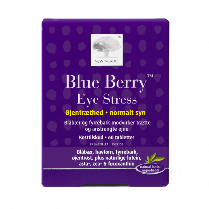 Billede af New Nordic Blue Berry&trade; Eye Stress hos Helsegrossisten.dk