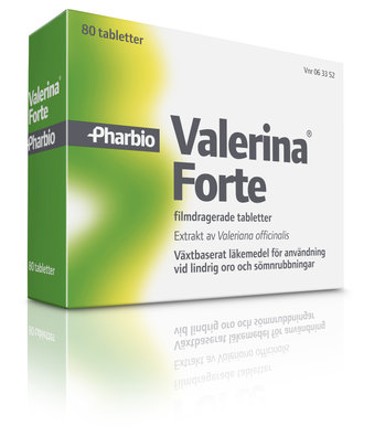 Se Valerina Forte (80 tabletter) hos Helsegrossisten.dk