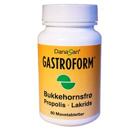 Se Gastroform (80 tabletter) hos Helsegrossisten.dk
