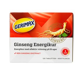 Se Gerimax Energikur (120 stk) hos Helsegrossisten.dk