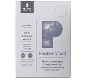 UDSALG Glyc Positive Mood 40 tabletter køb billig