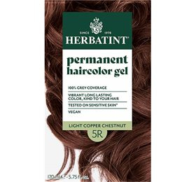 UDSALG Herbatint 5R hårfarve Light Copper Chestnut • 170 ml køb billig