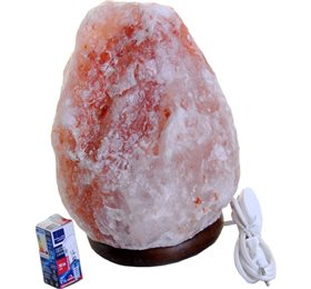 Himalaya salt lampe pink 4-6kg • 1 stk.