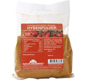 Se ND Hyben pulver fint m. kerner 200 g. hos Helsegrossisten.dk