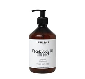 Se Juhldal Face & Body Oil no. 3, 500ml hos Helsegrossisten.dk