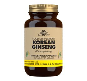 Se Solgar Korean Ginseng - 50 kap hos Helsegrossisten.dk