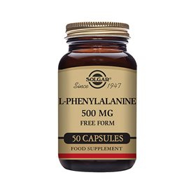 Se Solgar L-Phenylalanine 500 mg, 50kap hos Helsegrossisten.dk