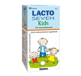 UDSALG Lacto Seven Kids 50 tab. DATOVARE 04 25 køb billig