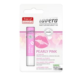 Se Lavera Læbepomade Pearly pink - 1 stk hos Helsegrossisten.dk