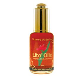 UDSALG Lito hybenkerneolie med duft af citrongræs 30 ML. køb billig