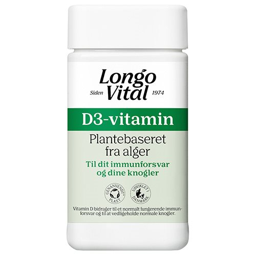 Se Longo Vital D3-vitamin 25 Î¼g - 180 tabletter DATOVARE 04-2024 hos Helsegrossisten.dk