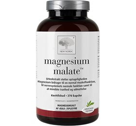 UDSALG New Nordic Magnesium Malate 270 kaps 2 for 537, køb billig