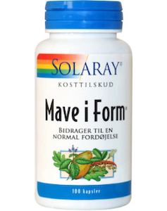 Se Solaray Mave i Form (100 kaps) hos Helsegrossisten.dk