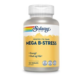 Billede af Solaray Mega B-Stress 120 kapsler