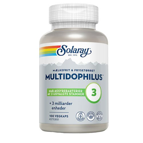 Solaray Multidophilus 3 mælkefri 100 kaps.