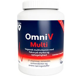 BioSym OmniV Vegansk Multivitamin 100 Tab. DATOVARE