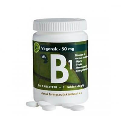 B1 50 mg Vegansk 90 tab.