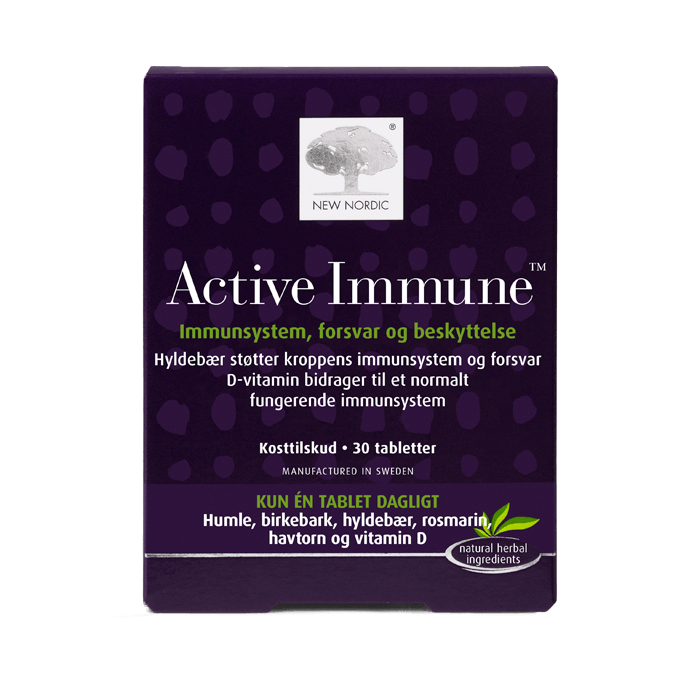 New Nordic Active Immune • 30 tabletter DATOVARE 11/2023
