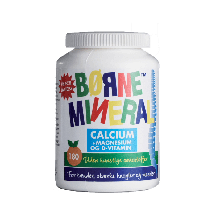 New Nordic Børne Mineral - Calcium & Magnesium - Appelsin 180 tabl. 