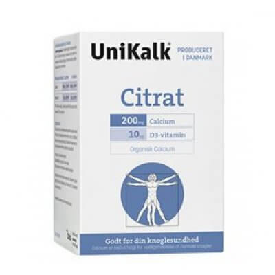 Orkla Unikalk Citrat • 130 tab. DATOVARE 07/2024