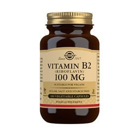 Solgar vitamin B2 Riboflavin 100 mg 100 kap.