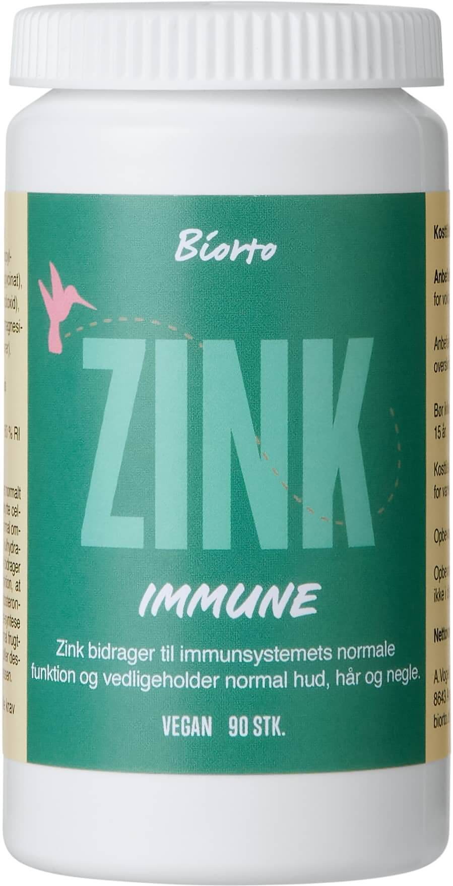 Biorto Zink Immune 90 kap. 