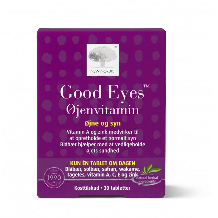 New Nordic Good Eyes Øjenvitamin 30 tabl. 