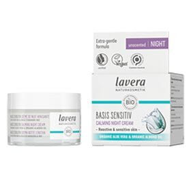 Lavera Calming Night Cream Basis Sensitive • 50 ml. 