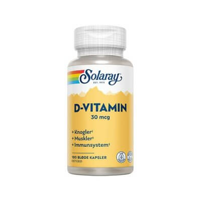 Solaray D-Vitamin 30 mcg