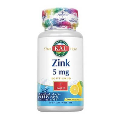 Kal Zink 5 mg 60 smeltetabl.