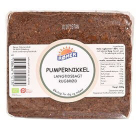 Rugbrød pumpernikkel i skiver Ø 500 g