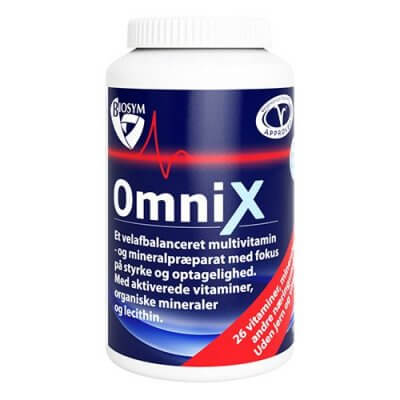 BioSym OmniX u. jern og k-vitamin 175 tabl. DATOVARE 06/2024
