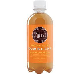 Kombucha Ginger & Lime Ø  • 400 ml.