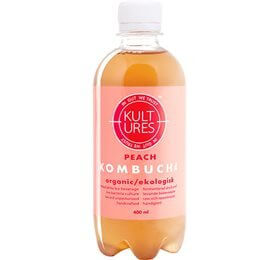 Kombucha Peach Ø • 400 ml.