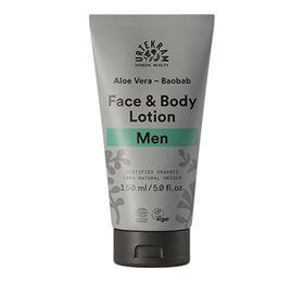 Urtekram MEN Face & Bodylotion Aloe • 150ml.